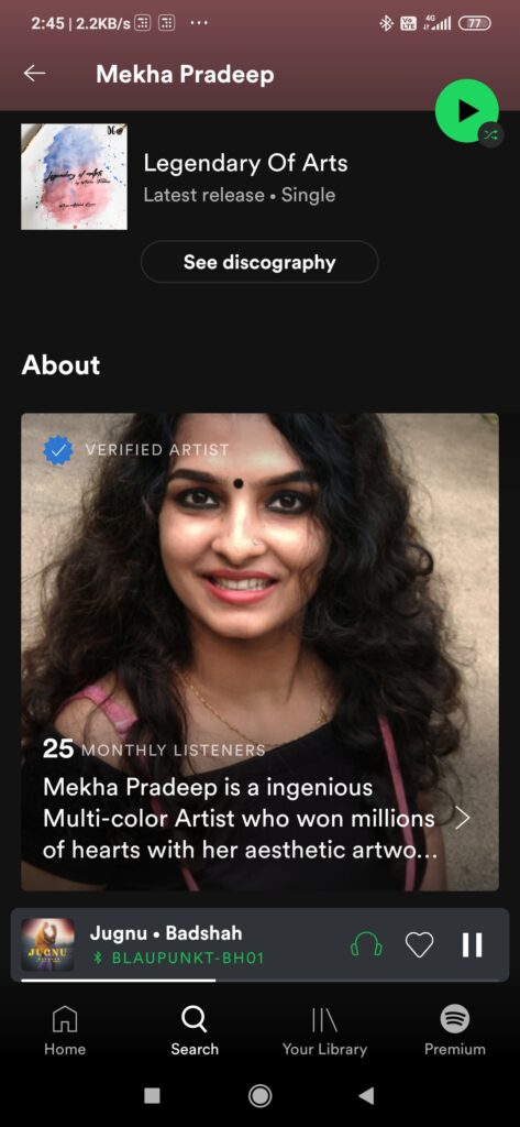Mekha Pradeep stuns the listeners across the globe with her latest music release Legendary of Arts in collaboration with Author Abhishek Kapoor