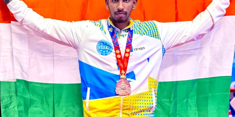 Yasam Koti Naga Babu Clinches Double Bronze at the 2024 Asian Seniors Kickboxing Championship, Making India Proud