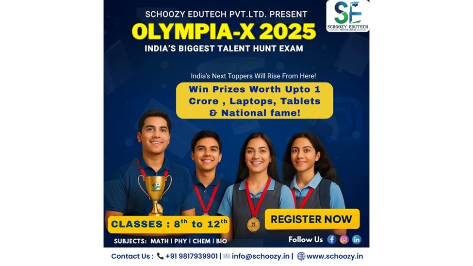 Schoozy Launches Nation-Wide Academic Revolution with Olympia-X 2025