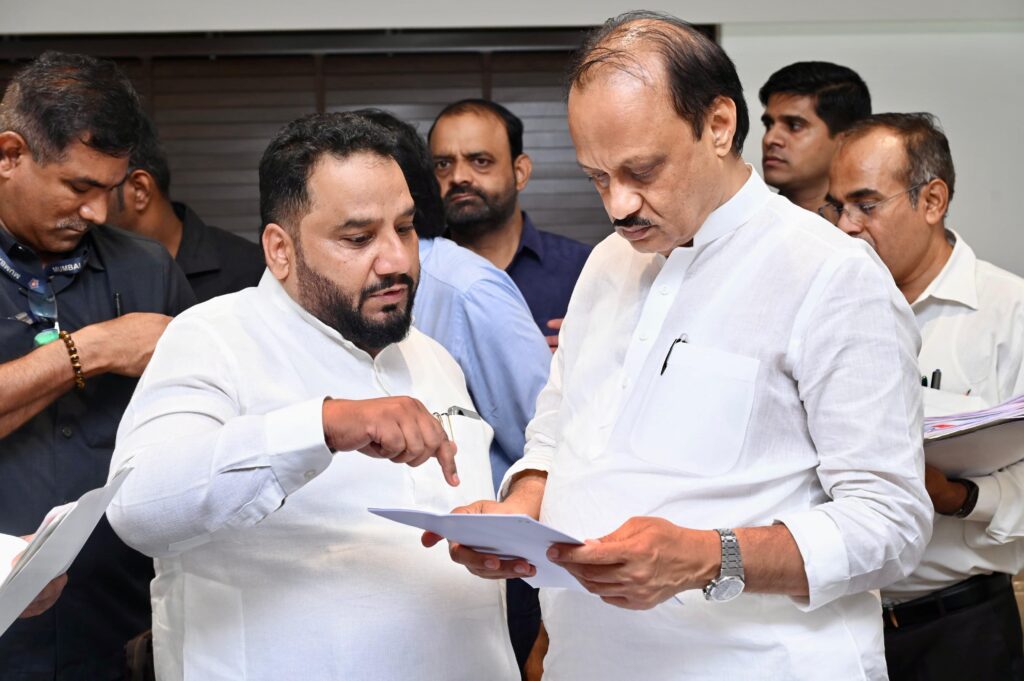 Ajit Pawar reprimands Sangram Jagtap over Saleem Sarang’s complaint