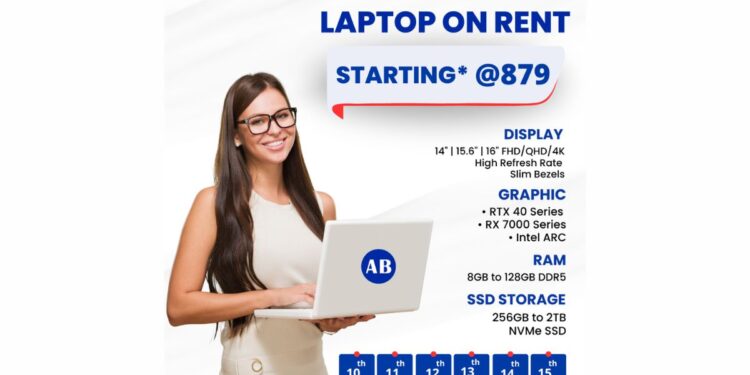 Need a Laptop Rental Company Near You in Delhi? ABCOM Has the Perfect Solution