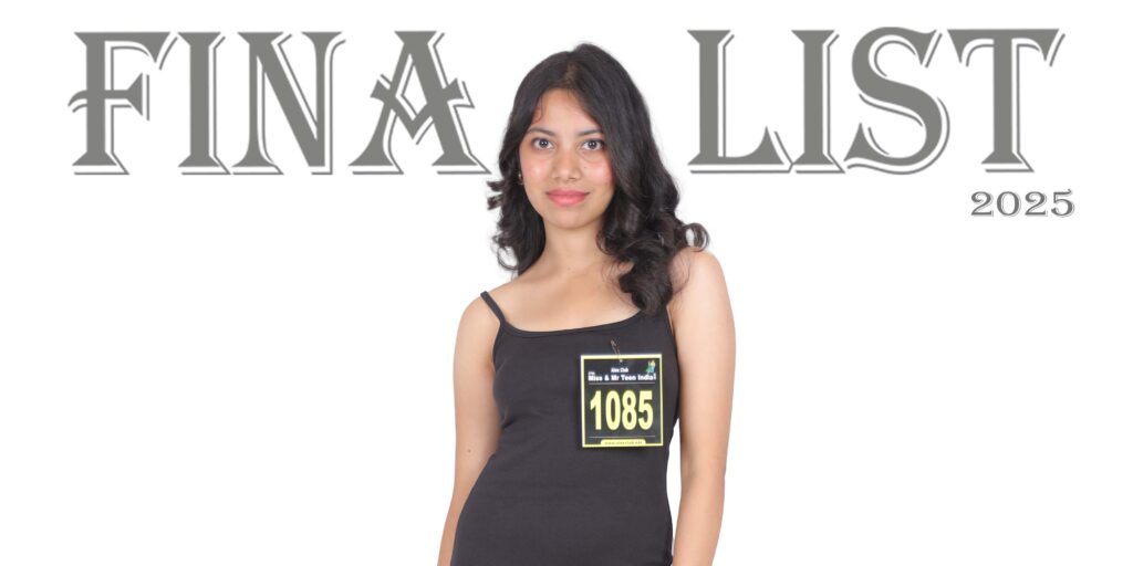 Smriti from Chandigarh Shines as Finalist in Alee Club 27th Miss & Mr Teen India 2025 – India’s Oldest & Most Iconic Teen Pageant