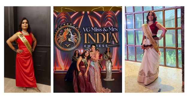 From Nowgaon to the National Stage: Jyoti Verma Wins VG Miss and Mrs. India Empress 2025 Central Zone