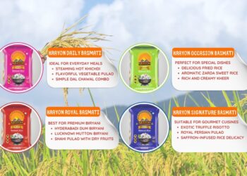 Krayon Grains announced nationwide retail push for its Himalayan-grown Premium basmati Rice portfolio crafted by a 42-year legacy in rice business