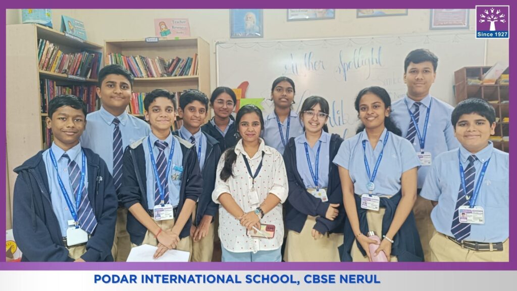 Podar International School, Nerul Hosts Creative Writing Session by Author Smilee Prashant Bhatt During Libra-Lib Week